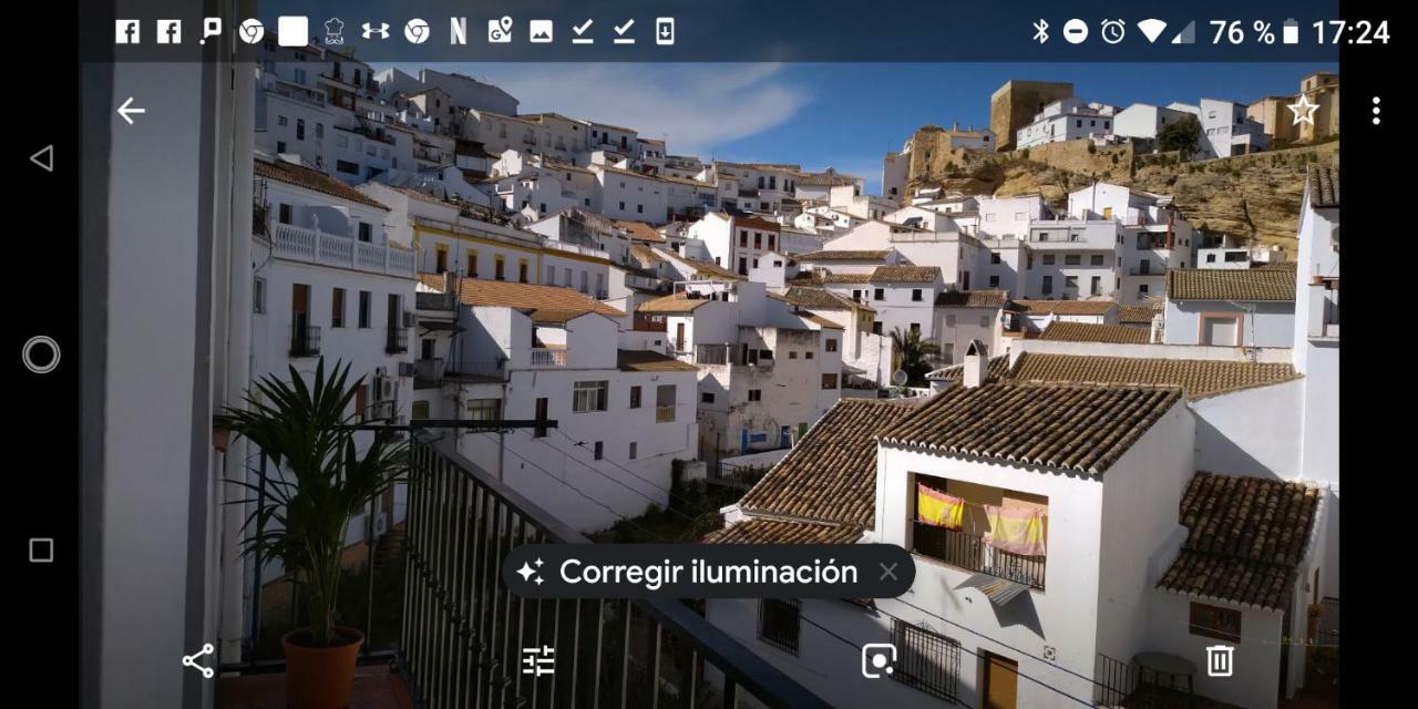 Apartamento con vistas al rio Appartamento Setenil De Las Bodegas Esterno foto